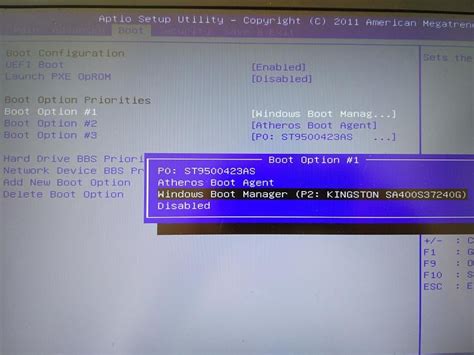 cloned hdd reboot and select proper boot device|cloning ssd boot device.